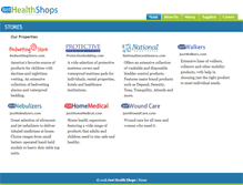 Tablet Screenshot of justhealthshops.com